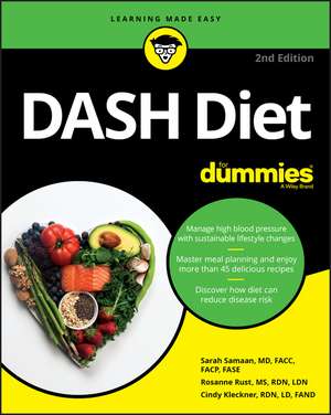 DASH Diet For Dummies, 2nd Edition de R Rust