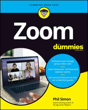 Zoom For Dummies de P Simon