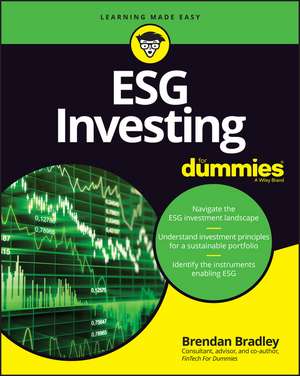 ESG Investing For Dummies de B Bradley