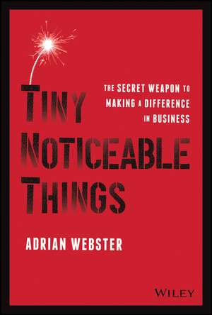 Tiny Noticeable Things – The Secret Weapon to Maki ng a Difference in Business de A Webster