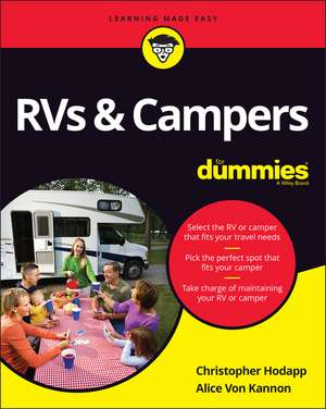 RVs & Campers For Dummies de C Hodapp