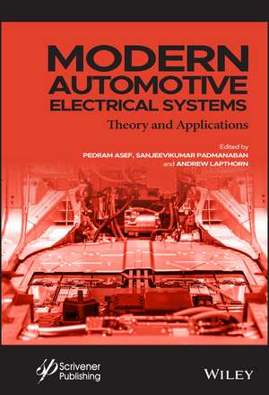 Modern Automotive Electrical Systems de P Asef