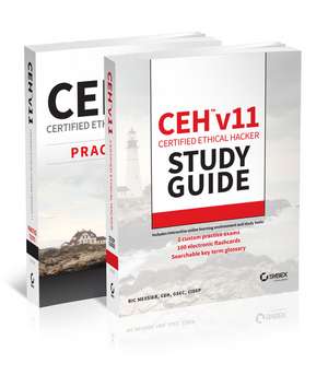 CEH v11 Certified Ethical Hacker Study Guide + Practice Tests Set de R Messier