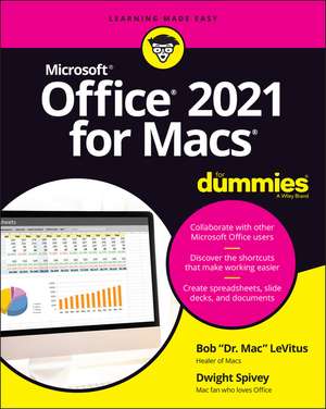 Office 2021 for Macs For Dummies de B LeVitus