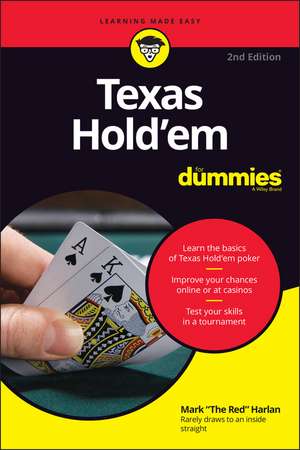 Texas Hold′em For Dummies, 2nd Edition de M Harlan