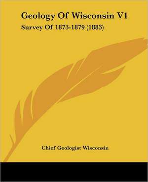 Geology Of Wisconsin V1 de Chief Geologist Wisconsin