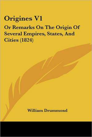 Origines V1 de William Drummond