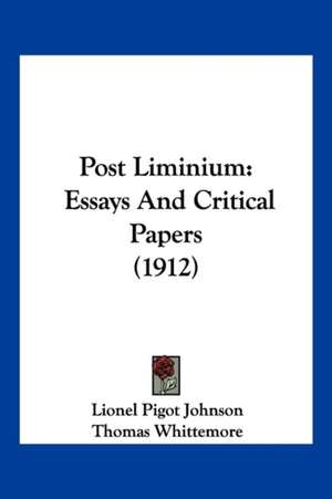 Post Liminium de Lionel Pigot Johnson