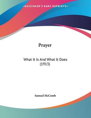 Prayer de Samuel Mccomb