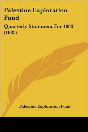 Palestine Exploration Fund de Palestine Exploration Fund