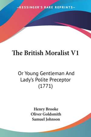 The British Moralist V1 de Henry Brooke