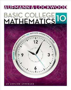 Basic College Mathematics: An Applied Approach de Richard N. Aufmann