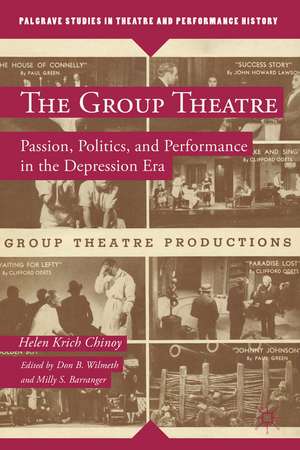 The Group Theatre: Passion, Politics, and Performance in the Depression Era de Kenneth A. Loparo