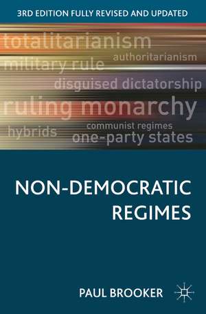 Non-Democratic Regimes de Paul Brooker