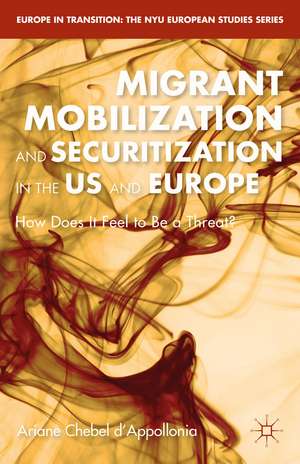 Migrant Mobilization and Securitization in the US and Europe: How Does It Feel to Be a Threat? de A. Chebel d'Appollonia