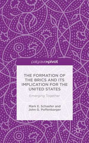 The Formation of the BRICS and its Implication for the United States: Emerging Together de M. Schaefer