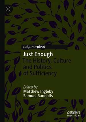 Just Enough: The History, Culture and Politics of Sufficiency de Matthew Ingleby