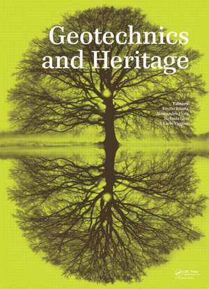 Geotechnics and Heritage: Case Histories de Emilio Bilotta