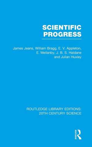 Scientific Progress de James Jeans