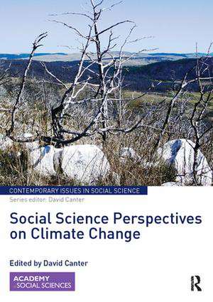 Social Science Perspectives on Climate Change de David Canter