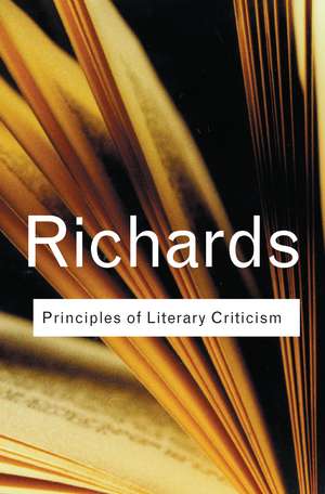 Principles of Literary Criticism de I.A. Richards