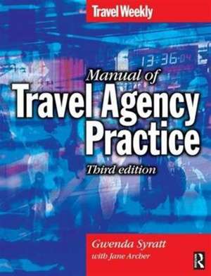 Manual of Travel Agency Practice de Jane Archer