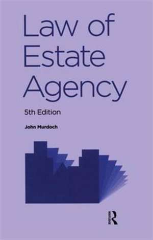 Law of Estate Agency de John Murdoch