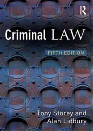 Criminal Law de Tony Storey