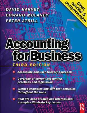 Accounting for Business de David Harvey