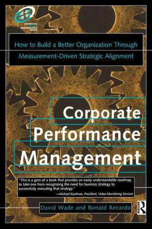 Corporate Performance Management de David Wade