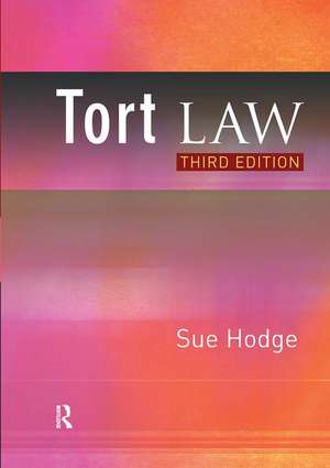 Tort Law de Sue Hodge