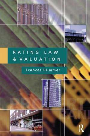 Rating Law and Valuation de Frances A.S. Plimmer