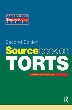 Sourcebook on Tort Law 2/e de Graham Stephenson