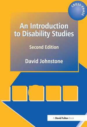 An Introduction to Disability Studies de David Johnstone