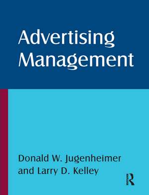 Advertising Management de Donald W Jugenheimer