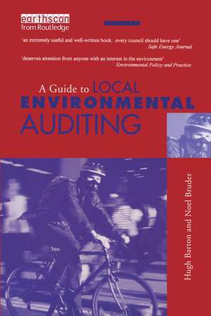 A Guide to Local Environmental Auditing de Hugh Barton