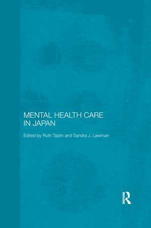 Mental Health Care in Japan de Ruth Taplin