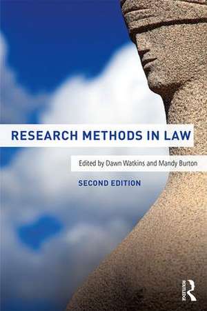 Research Methods in Law de Dawn Watkins