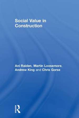 Social Value in Construction de Ani Raiden