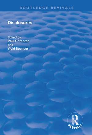 Disclosures de Paul Corcoran