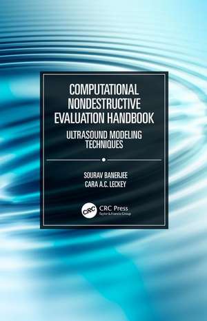 Computational Nondestructive Evaluation Handbook: Ultrasound Modeling Techniques de Sourav Banerjee