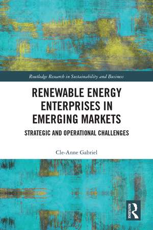 Renewable Energy Enterprises in Emerging Markets: Strategic and Operational Challenges de Cle-Anne Gabriel