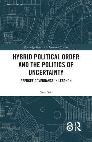 Hybrid Political Order and the Politics of Uncertainty: Refugee Governance in Lebanon de Nora Stel