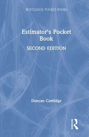 Estimator's Pocket Book de Duncan Cartlidge