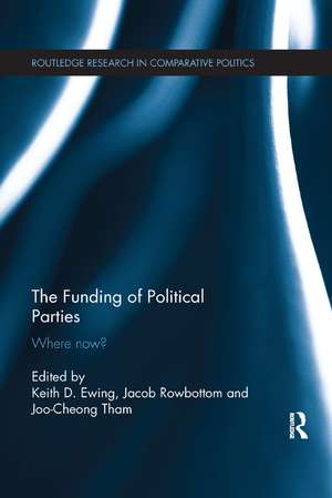 The Funding of Political Parties: Where Now? de Keith Ewing