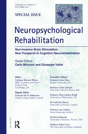 Non-Invasive Brain Stimulation: New Prospects in Cognitive Neurorehabilitation de Carlo Miniussi