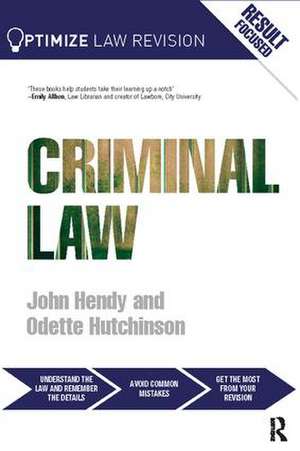 Optimize Criminal Law de John Hendy