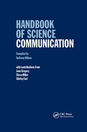 Handbook of Science Communication de Anthony Wilson