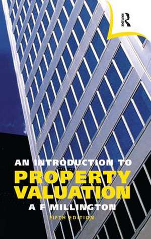 An Introduction to Property Valuation de Alan Millington