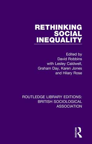 Rethinking Social Inequality de David Robbins